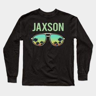 Cool Glasses - Jaxson Name Long Sleeve T-Shirt